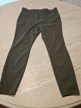 Time and Tru Women's Olive Green Jeggings Large 12-14
